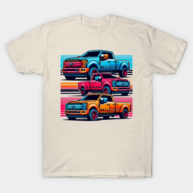 Ford F350 T-Shirt by Vehicles-Art